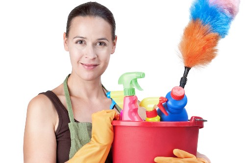 Detailed kitchen cleaning during a move in clean in Tooting