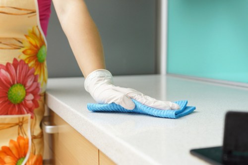Commercial cleaners for an office entrance in Tooting