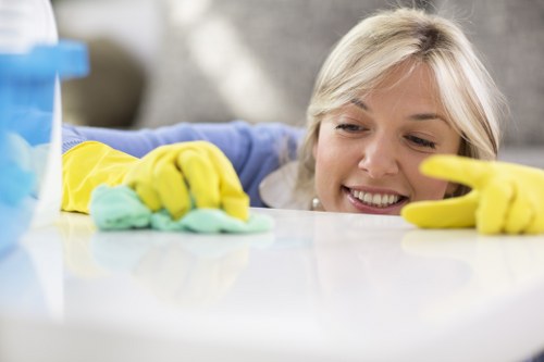 Bathroom and hallway cleaning in a Tooting move in cleaning appointment