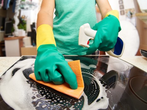 Deep cleaning treatment for stained carpets in a local Tooting business