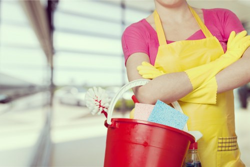 Washroom and kitchen cleaning in a Tooting office