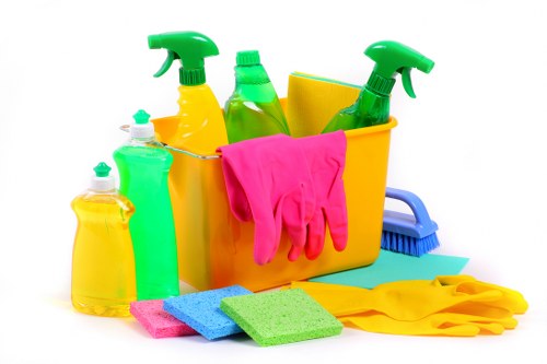 Local cleaning team carrying out after builders cleaning in a Tooting flat